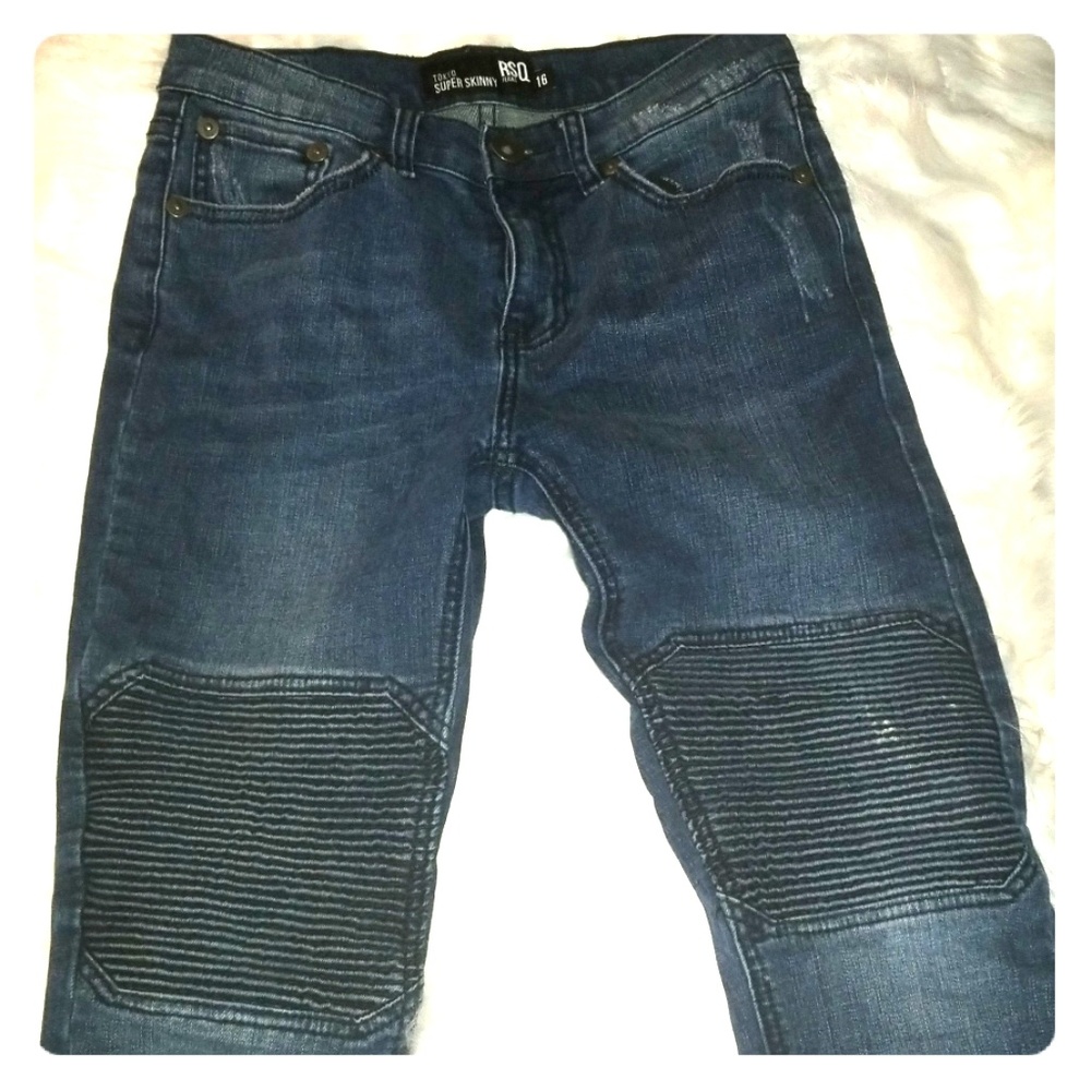 BoysTokyo Super Skinny Moto Jeans (Tilly's)